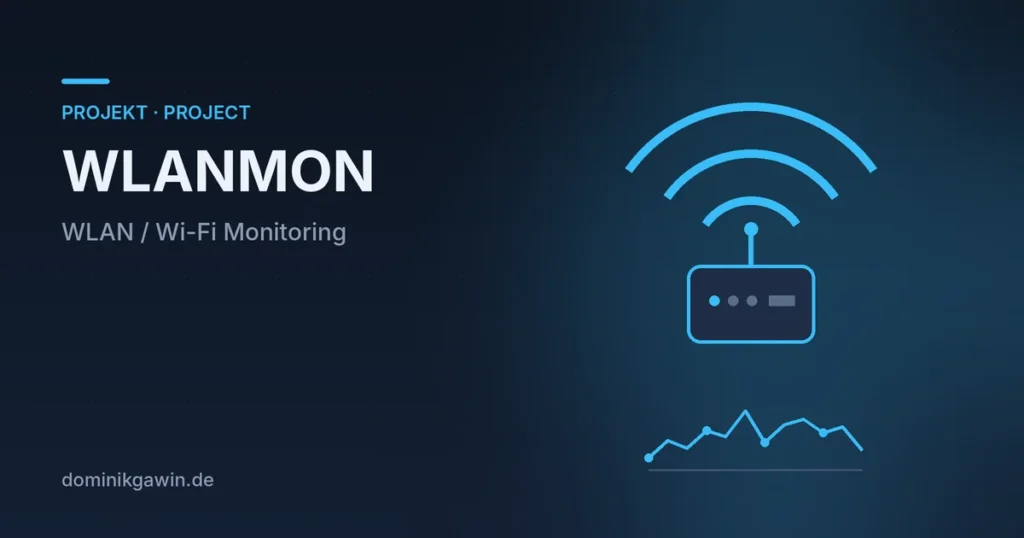 WLANMON – WLAN-Sensor mit Funkwellen und Messkurve